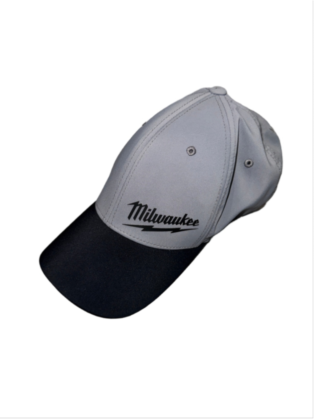Milwaukee Gray and Black Workskin Fitted FlexFit L/XL Hat